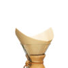 CHEMEX FSU 100 (ongebleekt vierkant) Deze (voorgevouwen) Chemex filters zijn geschikt voor gebruik in combinatie met de chemex 6, 8 en 10-cup. inhoud: 100 stuks